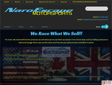 Tablet Screenshot of naroescapemotorsports.com